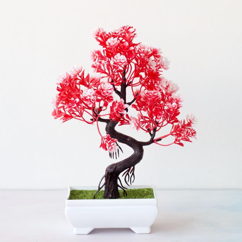 Bonsai Tree Zen Garden - Bonsaï artificiel en pot, petit arbre,