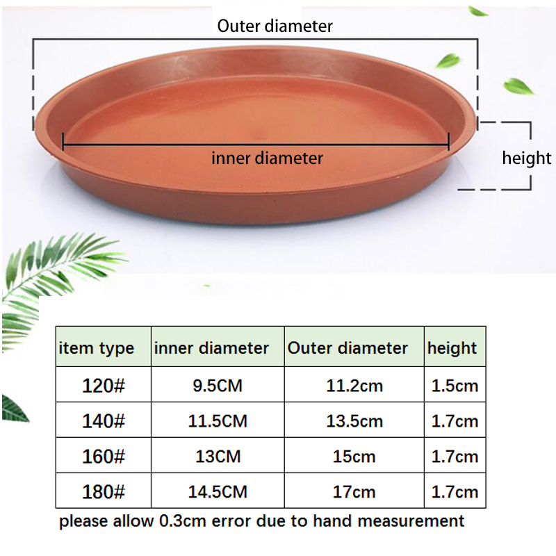 Drip Tray Saucer - Plateau de Pot de fleur en