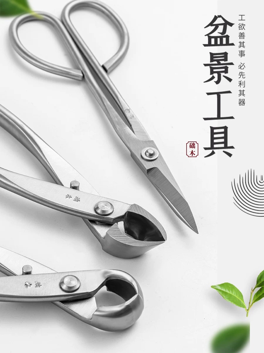Concave Branch Cutter - Ensemble d'outils pour bonsaï (3 pièces)