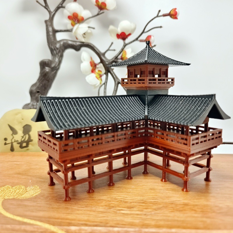 Japan Bonsai Garden - Statue de Licheng de chine, impression