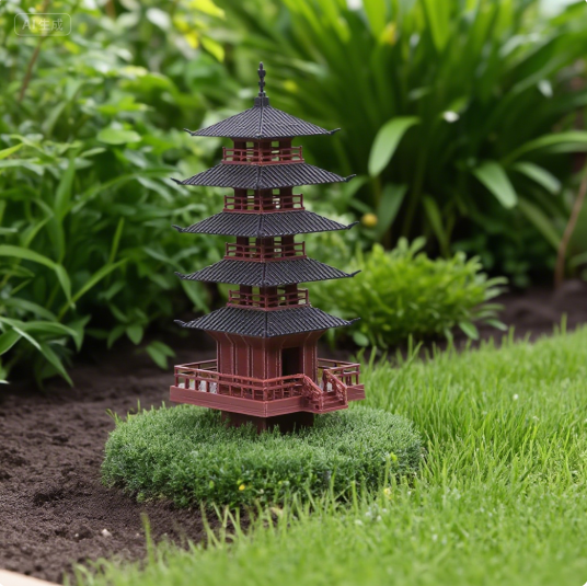 Bonsai Garden Pot - Décor de bonsaï d'aquarium de jardin,