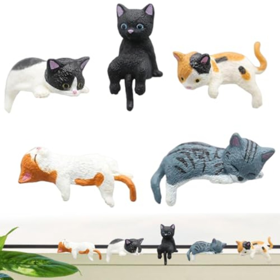 Japan Bonsai Garden - Figurines de chats miniatures mignonnes, décorations