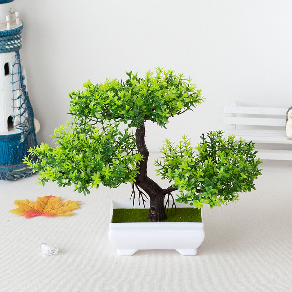 Bonsai Tree Zen Garden - Plantes artificielles décoration bonsaï en Pot