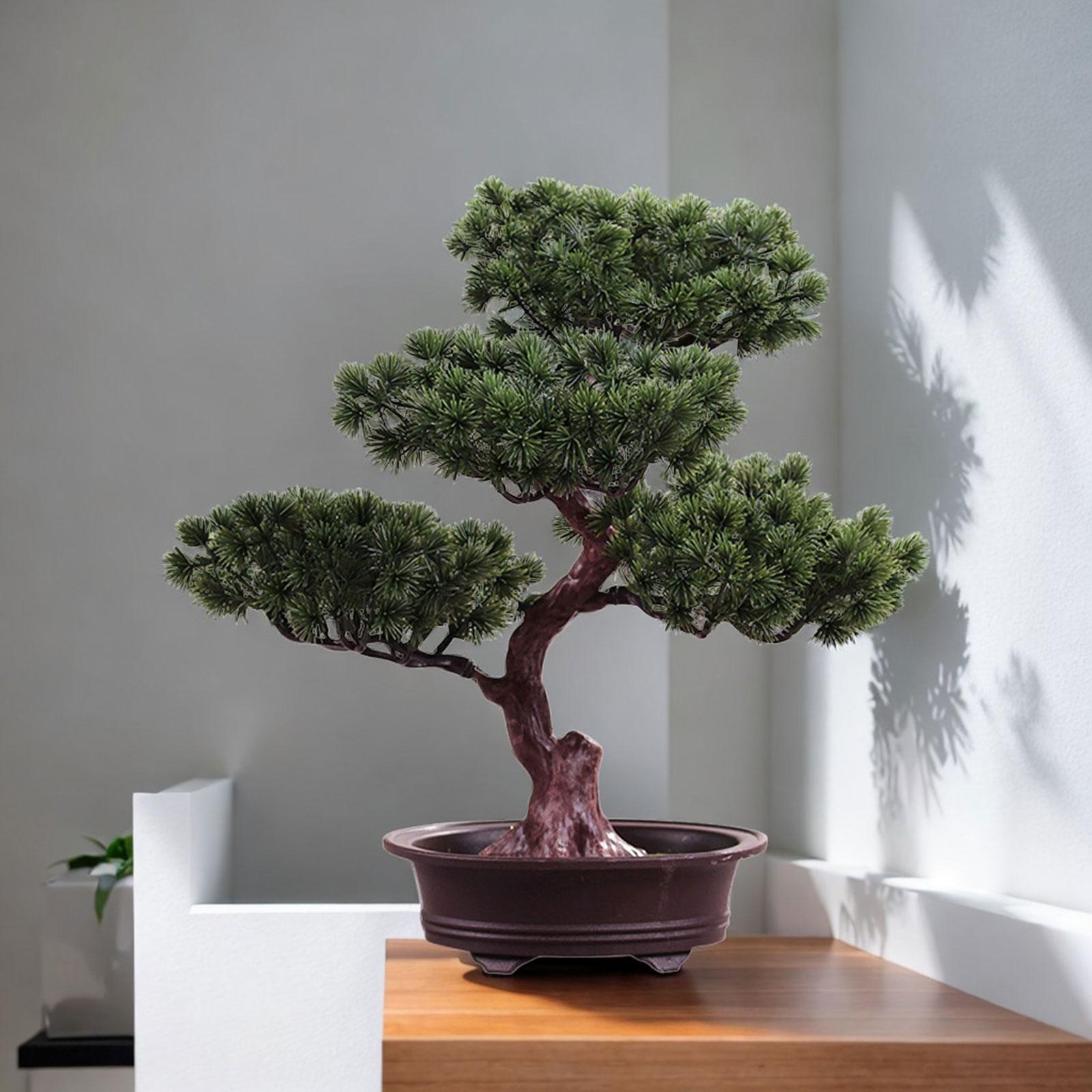 Bonsai Tree Zen Garden - Bonsaï artificiel, faux arbre en pot,