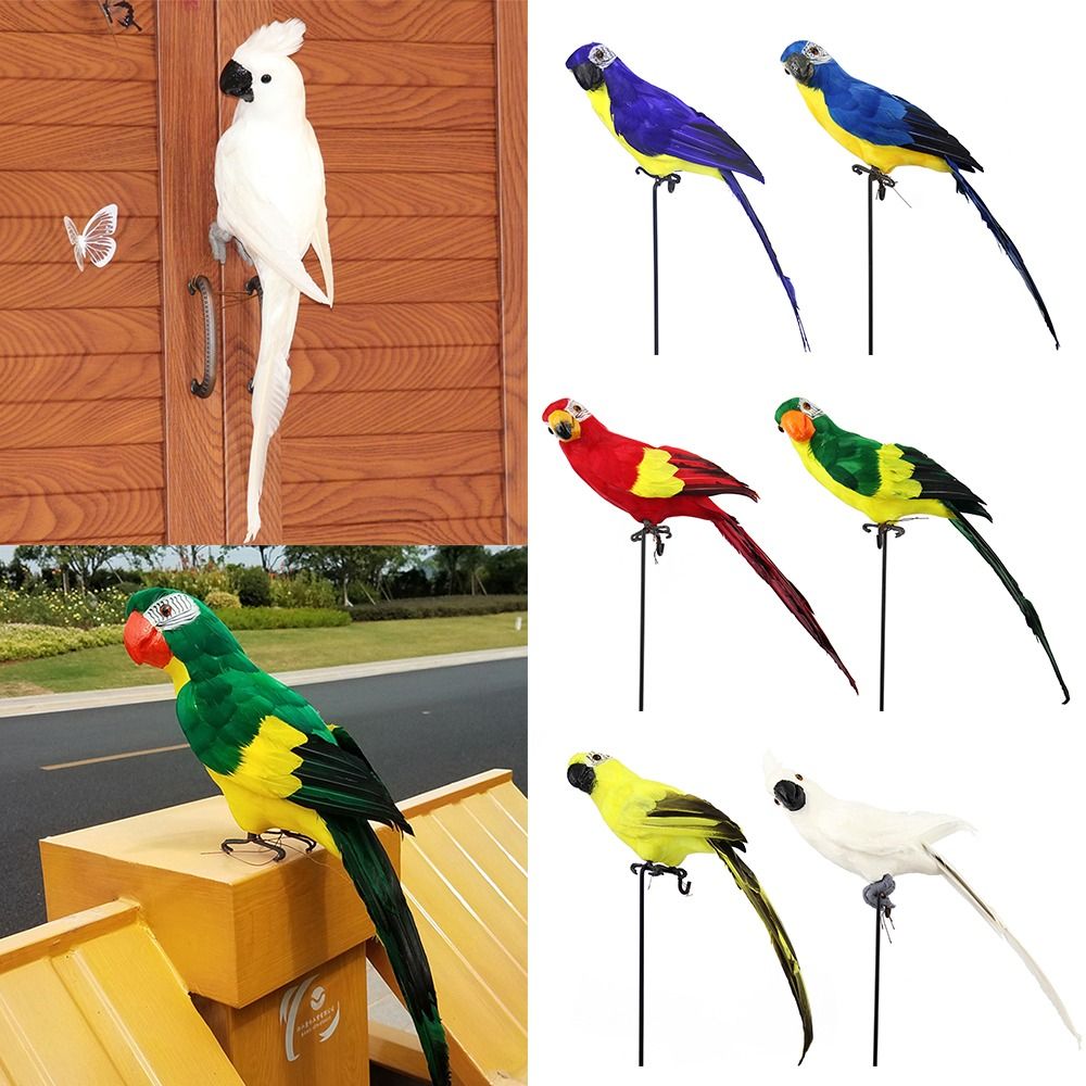 Bonsai Garden Photos - Oiseaux artificiels en mousse multicolores de