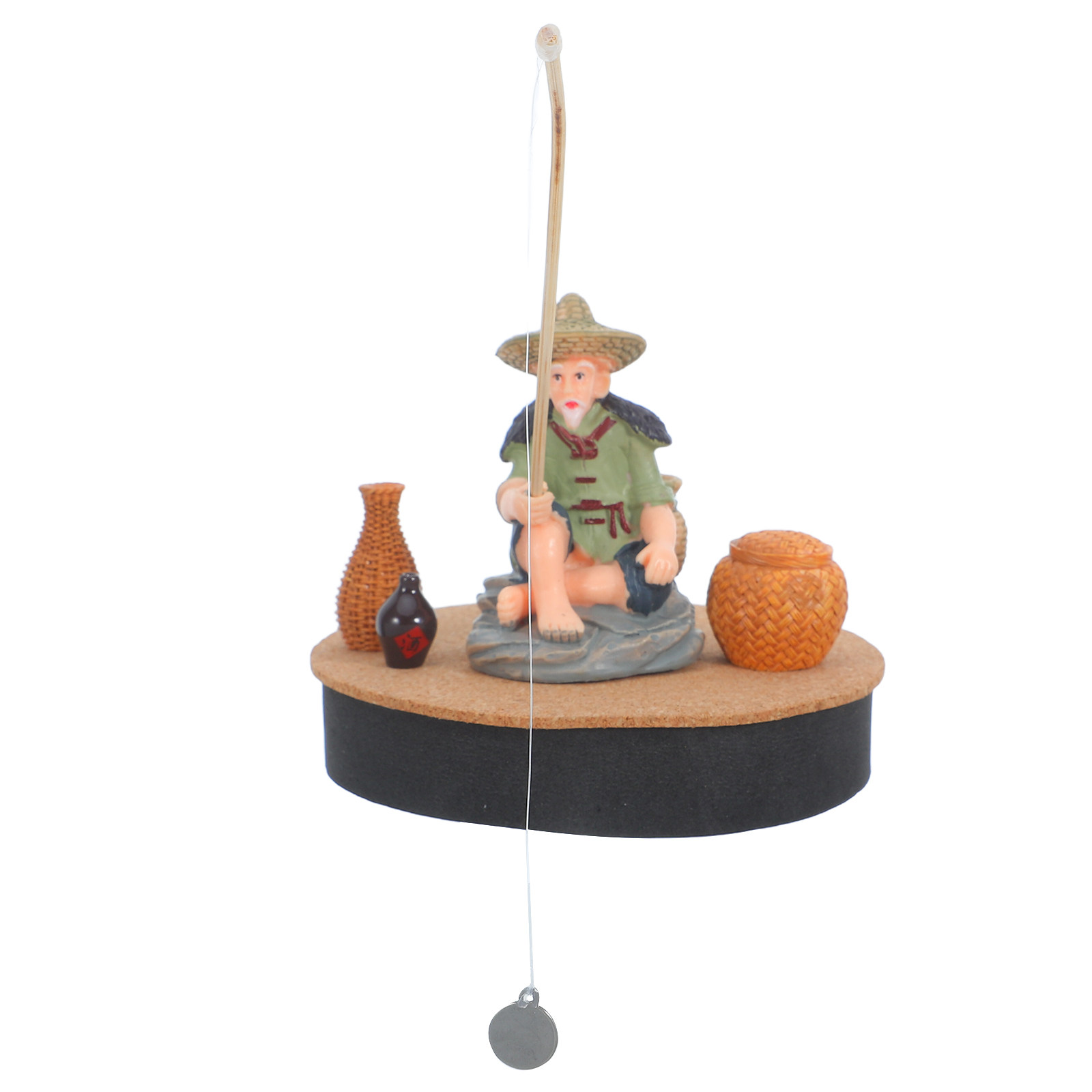 Statue de Pêcheur Asiatique Fl - Bonsai Tree Zen Garden avis et prix