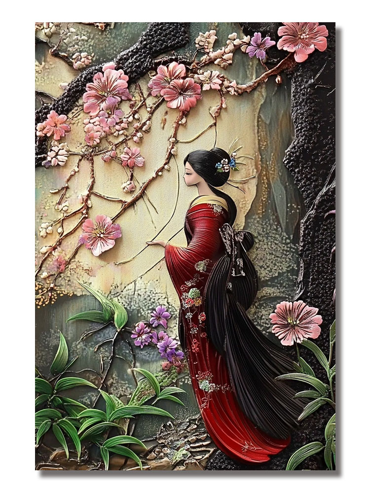 Peinture artistique Vintage de - Bonsai Garden And Cafe avis et prix