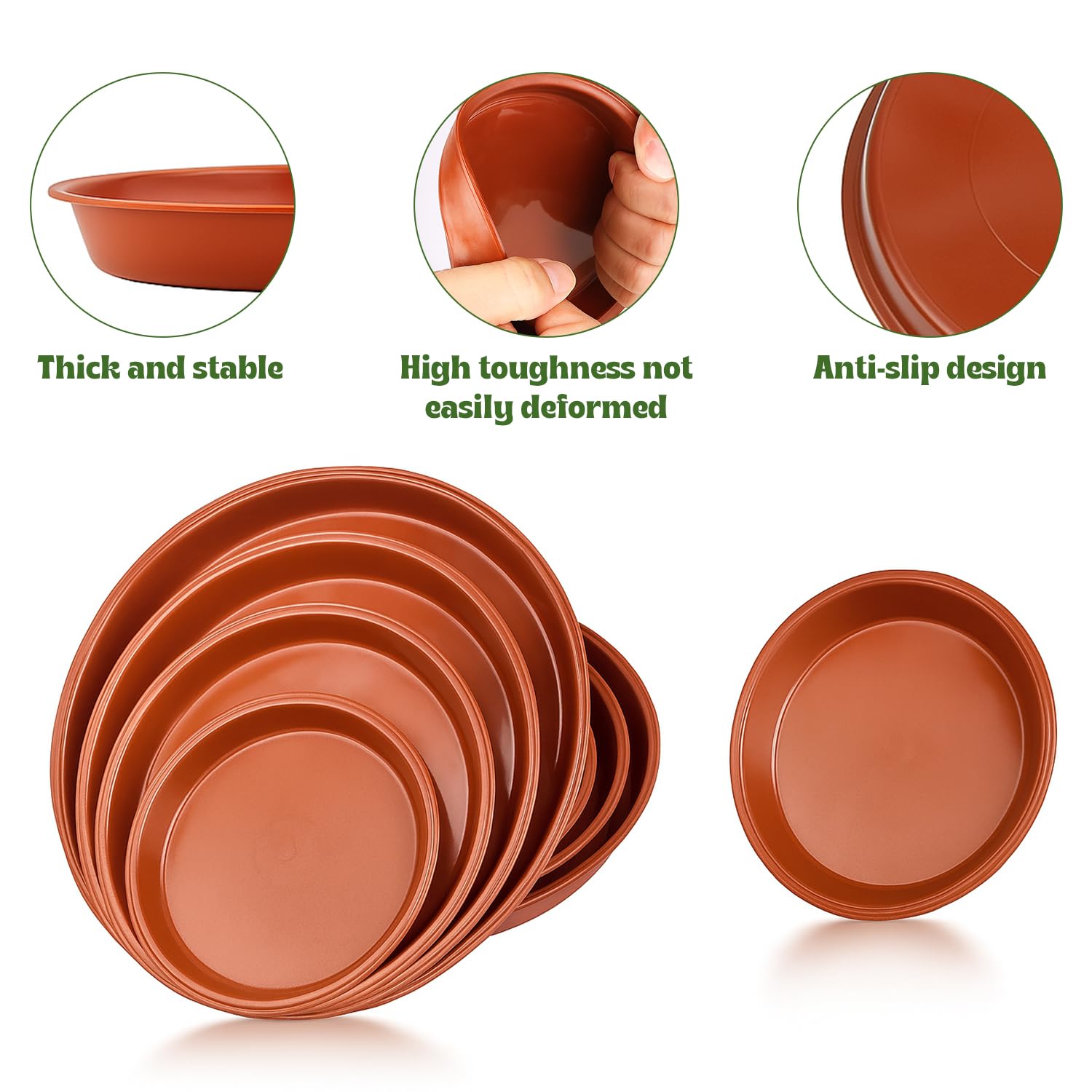 Paquet de 12 soucoupes pour po - Drip Tray Saucer avis et prix