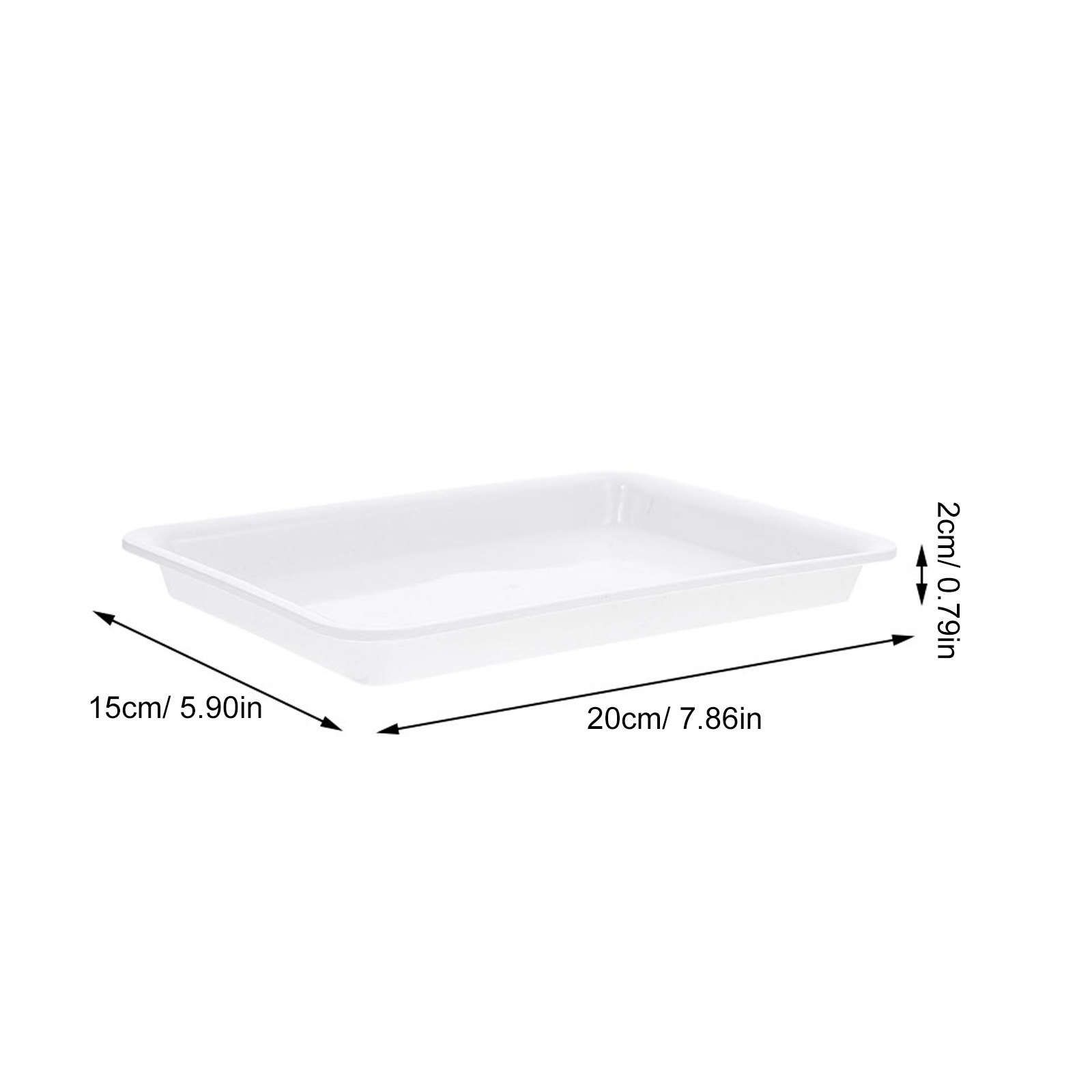 6 pièces de soucoupes rectangu - Drip Tray Saucer avis et prix