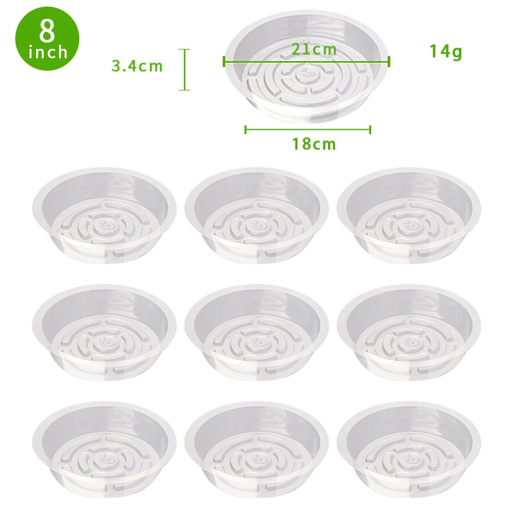 10/24 pièces soucoupe à plante - Drip Tray Saucer avis et prix