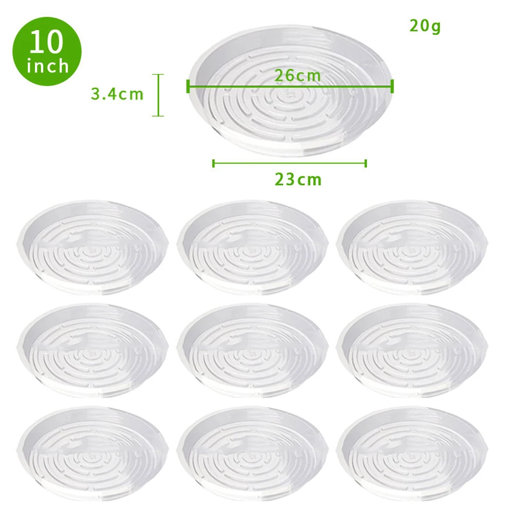 10/24 pièces soucoupe à plante - Drip Tray Saucer avis et prix