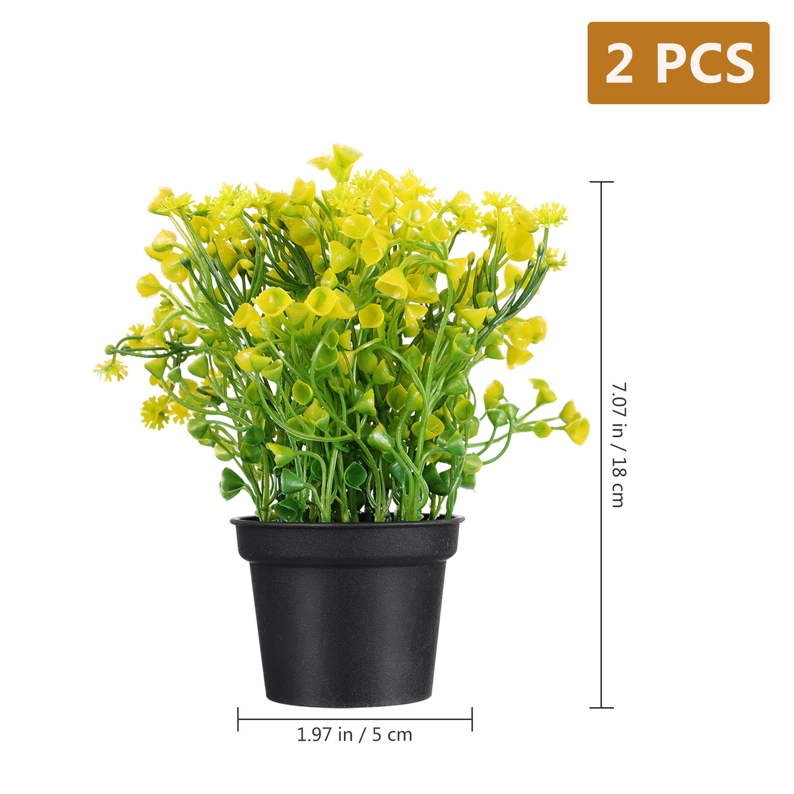 2 Pièces de Plantes Artificiel - Bonsai Garden And Cafe avis et prix
