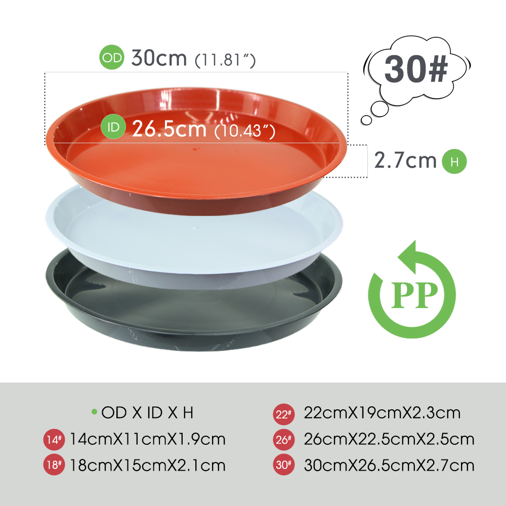 Soucoupe à plantes en plastiqu - Drip Tray Saucer avis et prix