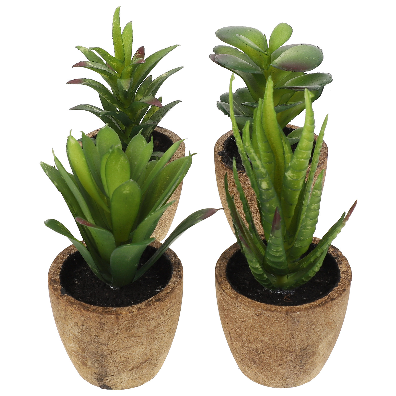 4 Pièces de Plantes Artificiel - Bonsai Garden And Cafe avis et prix