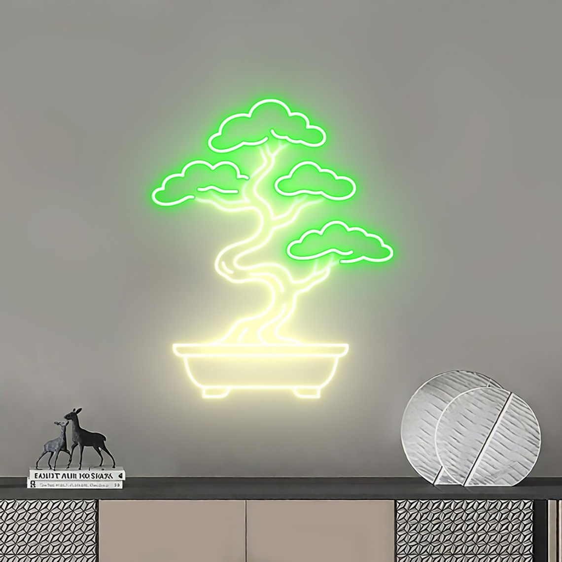Enseigne néon Arbre Bonsaï, Dé - Bonsai Tree Zen Garden avis et prix